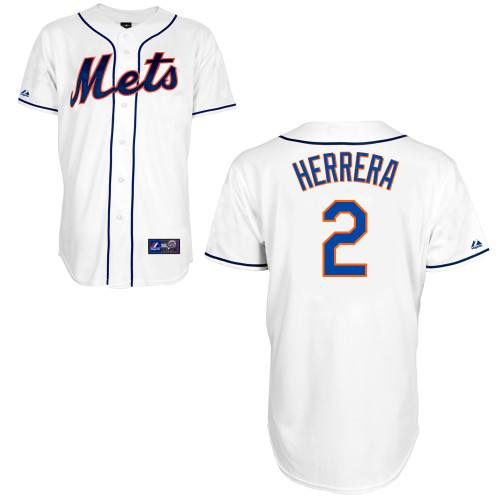 Dilson Herrera #2 mlb Jersey-New York Mets Women's Authentic Alternate 2 White Cool Base Baseball Jersey